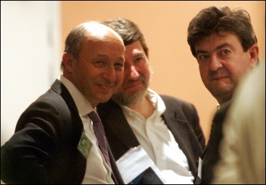 Laurent Fabius et Mélenchon