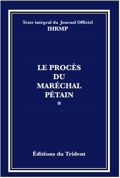 Le procès du Maréchal Pétain