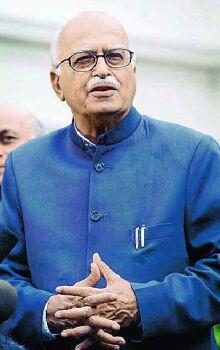 le ministre indien Advani
